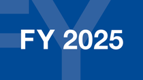 Graphic representation of the FY 2025 lettering