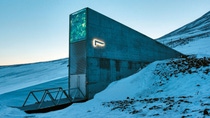 The Global Seed Vault in Spitsbergen, Norway, shrouded in snow. The Global Seed Vault in Spitsbergen, Norway, shrouded in snow.
