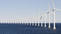 Photo: Windmills in the sea Photo: Windmills in the sea