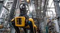 At BASF’s Verbund site in Geismar, Louisiana, this dog-like robot can capture digital and thermal images, video and sound. At BASF’s Verbund site in Geismar, Louisiana, this dog-like robot can capture digital and thermal images, video and sound.