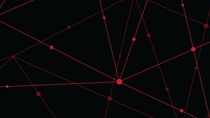 Network graphic | Points are connected with lines.