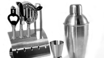 Stainless steel drink mixing kit 