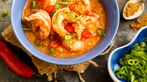 Prawns and cashew curry Prawns and cashew curry