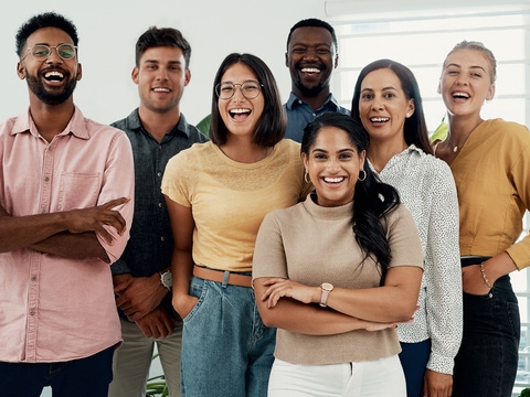 Dont you wish you were a part of this team. Cropped portrait of a diverse group businesspeople standing together after a successful discussion in the office.; Shutterstock ID 2149635277; purchase_order: 02012023; job: website; client: BASF Services Europe GmbH, GBE/SHV-TCA, Jennifer Studer; other: BASF SE, GBH/IM, Matthias Baque