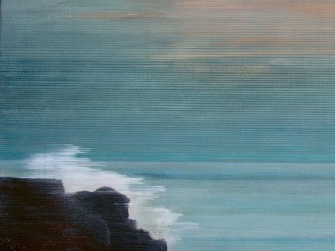 Ansicht eines Gemäldes von dem deutschen Künstler Peter Lang. Er malte sein Gemälde aus der Serie Polarlichter mit den isländischen Kremer- Pigmenten. Ansicht eines Gemäldes von dem deutschen Künstler Peter Lang. Er malte sein Gemälde aus der Serie Polarlichter mit den isländischen Kremer- Pigmenten.