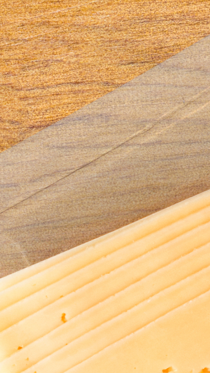 Close up shot of sliced cheese. Close up shot of sliced cheese.