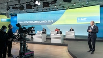 Dr. Martin Brudermüller, Chairman of the Board of Executive Directors of BASF SE, speaking at the virtual Annual Shareholders’ Meeting Dr. Martin Brudermüller, Chairman of the Board of Executive Directors of BASF SE, speaking at the virtual Annual Shareholders’ Meeting