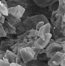 BASF hat MOFs bereits im industriellen Maßstab hochskaliert und produziert. Mit ihren kristallinen, dreidimensionalen Strukturen bieten MOFs eine hohe Speicherkapazität für eine Vielzahl von Molekülen, darunter Kohlendioxid (CO₂) und Wasser (H₂O).
Foto: BASF BASF hat MOFs bereits im industriellen Maßstab hochskaliert und produziert. Mit ihren kristallinen, dreidimensionalen Strukturen bieten MOFs eine hohe Speicherkapazität für eine Vielzahl von Molekülen, darunter Kohlendioxid (CO₂) und Wasser (H₂O).
Foto: BASF