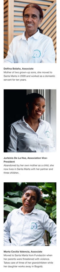 Porträt of: Delfina Bolaño (Associate), Jurleinis De La Hoz (Association Vice-President), Marta Cecilia Valencia (Associate) Porträt of: Delfina Bolaño (Associate), Jurleinis De La Hoz (Association Vice-President), Marta Cecilia Valencia (Associate)