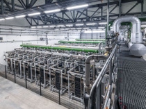 The individual electrolyzer modules are linked to each other and to the H2 network at the site in three so-called arrays. Photo: BASF SE
