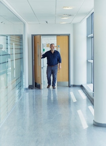 Malaria expert Justin McBeath at the Innovative Vector Control Consortium Malaria expert Justin McBeath at the Innovative Vector Control Consortium