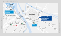 Anfahrtsplan zum Congress Center Rosengarten Mannheim Anfahrtsplan zum Congress Center Rosengarten Mannheim